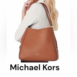 Michael Kors New Brown Leather Shoulder Bag
